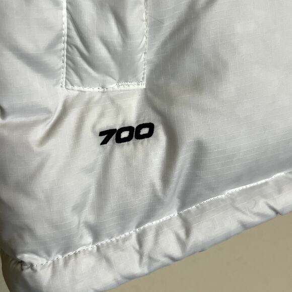 The Northface 700 Goose Down White Vest Sz S - Picture 4 of 12